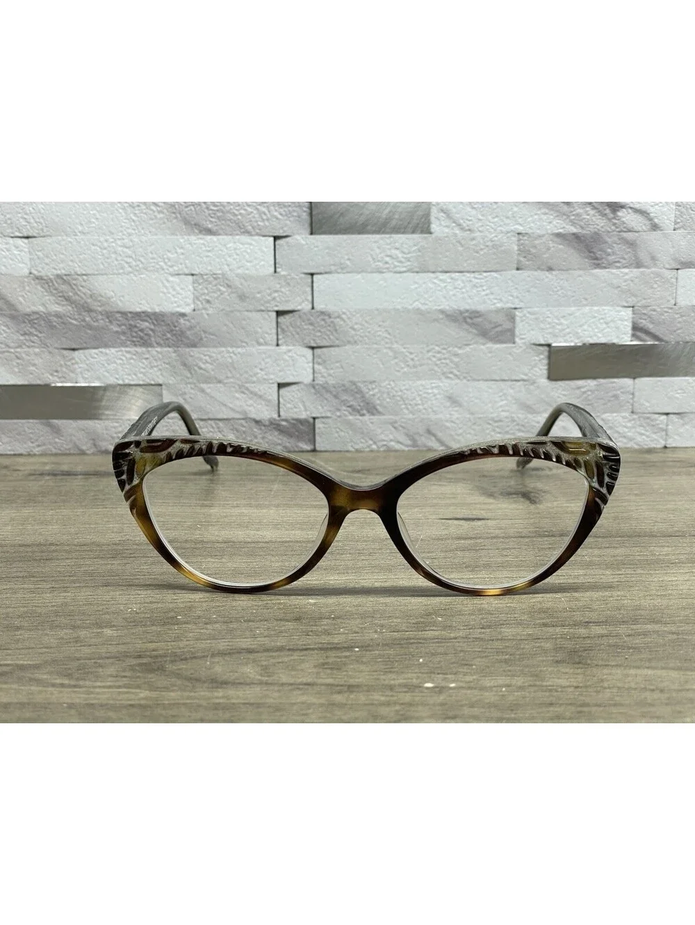 Kirkland Signature KS Tammy Tort Glitter Eyeglasses Brown 53-17-140 FRAMES ONLY
